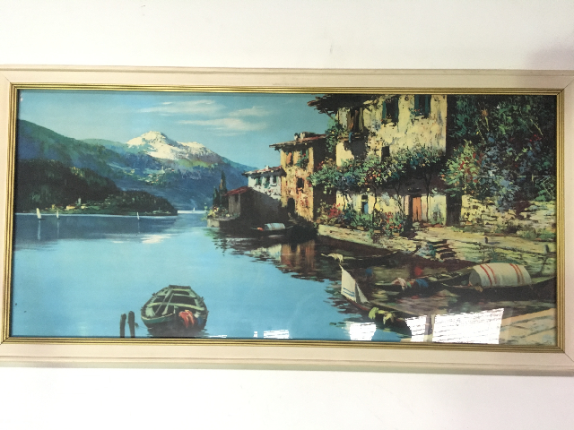 ARTWORK, Landscape (Large) - Coastal Village 1